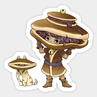 Did you check our costumes? We are food! Sticker